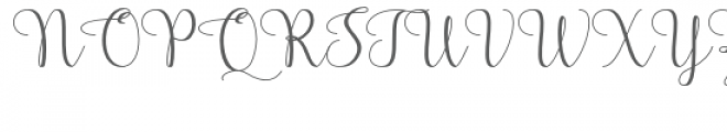 Fairybells Script Font UPPERCASE