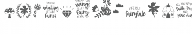 fairy dingbats font Font UPPERCASE