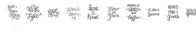 faith sayings dingbat font Font UPPERCASE