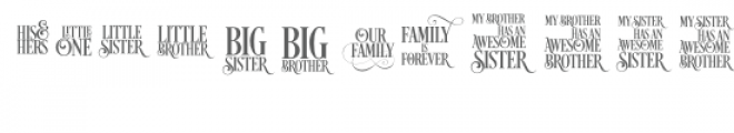 family inspirations font Font LOWERCASE
