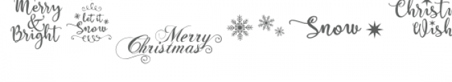 fancy christmas quote dingbat font Font UPPERCASE