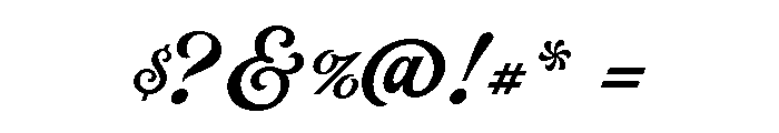 Fabiola Script Font OTHER CHARS