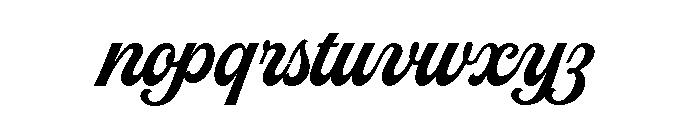 Fabiola Script Font LOWERCASE