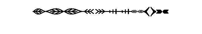 Fairwater Design Elements Arrows Font UPPERCASE