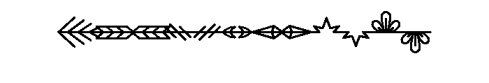 Fairwater Design Elements DIY Lines Font LOWERCASE