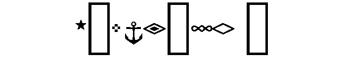 Fairwater Design Elements Ornaments Font OTHER CHARS