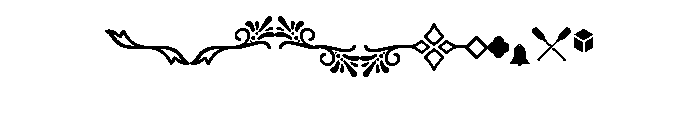 Fairwater Design Elements Ornaments Font LOWERCASE