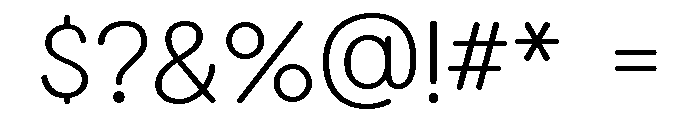 Fairwater Sans Regular Font OTHER CHARS