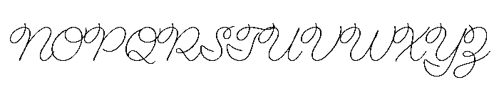 Fairwater Script Light Font UPPERCASE