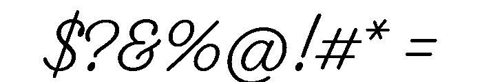 Fairwater Script Regular Font OTHER CHARS