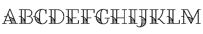 Fairwater Serif Deco Font UPPERCASE