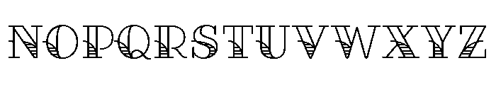 Fairwater Serif Deco Font UPPERCASE
