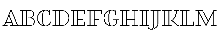 Fairwater Serif Open Font UPPERCASE