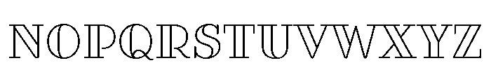 Fairwater Serif Open Font UPPERCASE