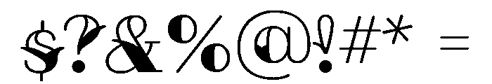 Fairwater Serif Sailor Font OTHER CHARS