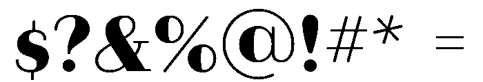 Fairwater Serif Solid Font OTHER CHARS