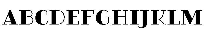 Fairwater Serif Solid Font UPPERCASE