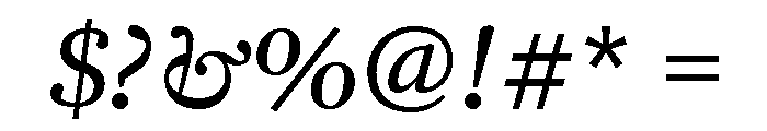 Falconer Display Bold Italic Font OTHER CHARS