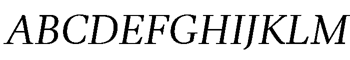Falconer Display Regular Italic Font UPPERCASE