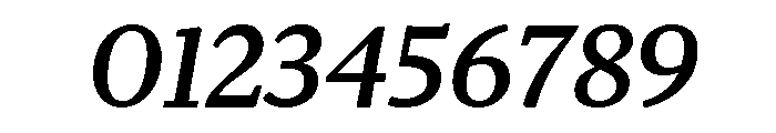 Falconer Text Bold Italic Font OTHER CHARS