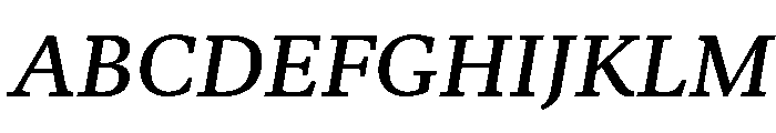 Falconer Text Bold Italic Font UPPERCASE