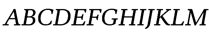 Falconer Text Regular Italic Font UPPERCASE