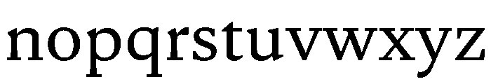 Falconer Text Regular Font LOWERCASE