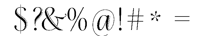 Fantasy Regular Font OTHER CHARS