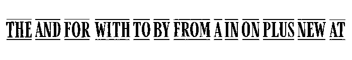 Farmhand Regular Extras Font UPPERCASE