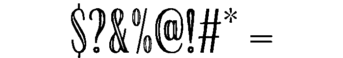 Farmhand Sans Regular Inline Font OTHER CHARS