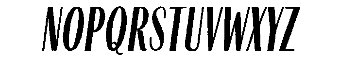 Farmhand Sans Regular Italic Font UPPERCASE