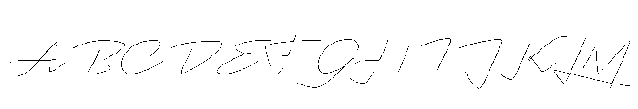 Fastpen 0.5 Mm Font UPPERCASE