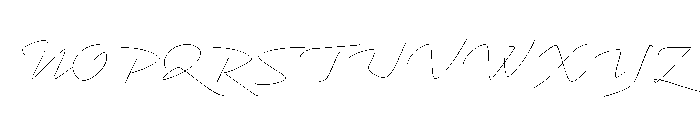 Fastpen 0.5 Mm Font UPPERCASE