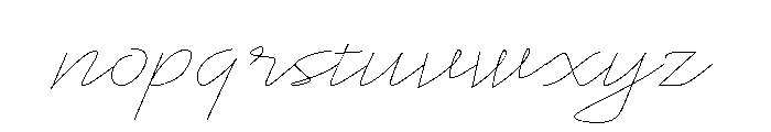 Fastpen 0.5 Mm Font LOWERCASE