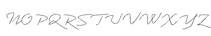 Fastpen 1 Mm Font UPPERCASE