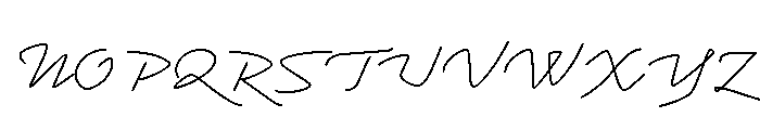 Fastpen 2 Mm Font UPPERCASE
