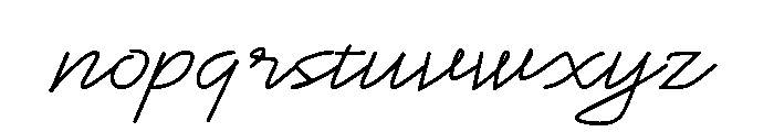 Fastpen 2 Mm Font LOWERCASE