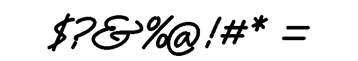 Fastpen 4 Mm Font OTHER CHARS