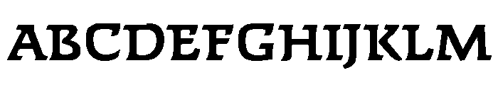 Faust Bold Font UPPERCASE