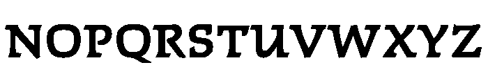 Faust Bold Font UPPERCASE