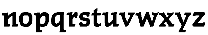 Faust Bold Font LOWERCASE