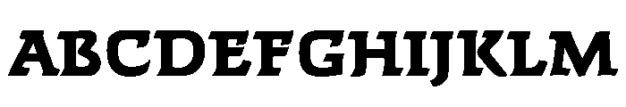 Faust Extra Bold Font UPPERCASE