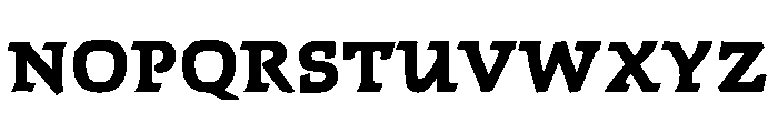 Faust Extra Bold Font UPPERCASE
