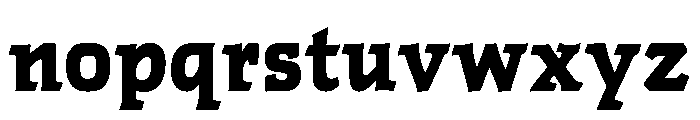 Faust Extra Bold Font LOWERCASE