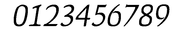Faust Light Italic Font OTHER CHARS