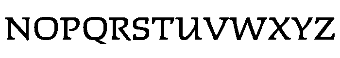 Faust Light Small Caps Font LOWERCASE