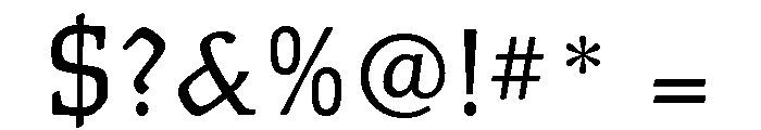 Faust Light Font OTHER CHARS