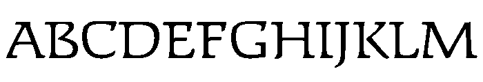 Faust Light Font UPPERCASE