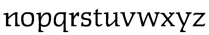 Faust Light Font LOWERCASE