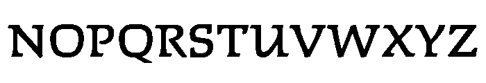 Faust Medium Font UPPERCASE